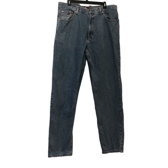 Tommy Hilfiger Straight Leg Medium Wash Jeans - 38/32 - Picture 1 of 5